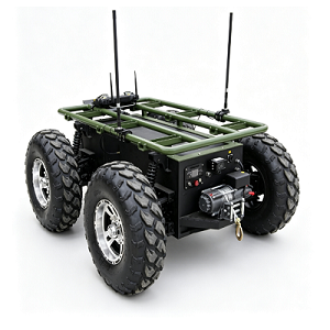 Plate-forme 4WD de châssis à roues agricole