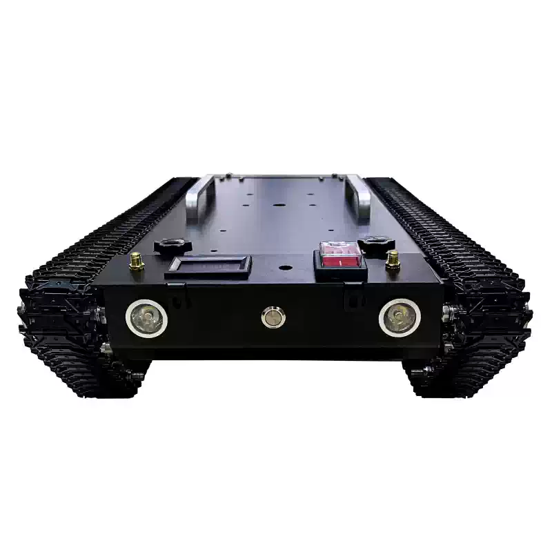 Robot tout-terrain à châssis de réservoir à chenilles entièrement métallique