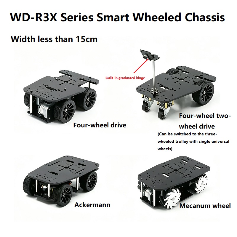 Châssis de robot éducatif à roues