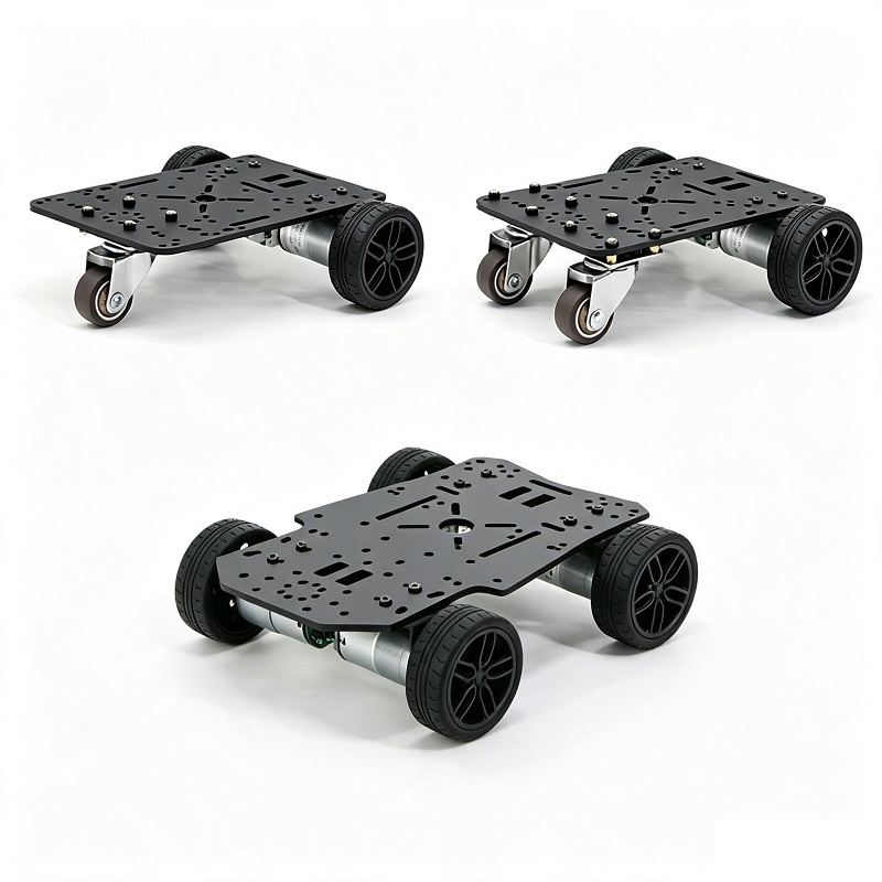 Mini châssis de robot électrique à roues 4WD