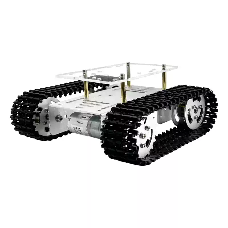 Châssis de robot sur chenilles, plate-forme de réservoir de bricolage Open Source